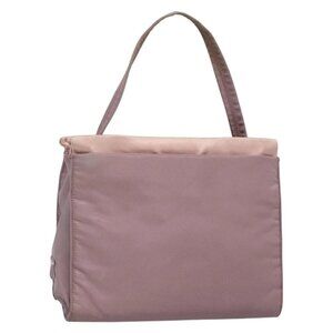 PRADA Hand Bag Nylon Pink Auth 140627